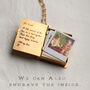 Personalised Birth Flower Family Album Photograph Necklace, thumbnail 8 of 10