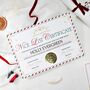 Personalised Letter From Santa Claus Kids Father Christmas Eve Letter Set North Pole Mail, thumbnail 11 of 12