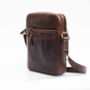 Men's Leather iPad Cossbody Flight Bag, thumbnail 7 of 10