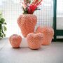 Pink Strawberry Vase, thumbnail 3 of 4