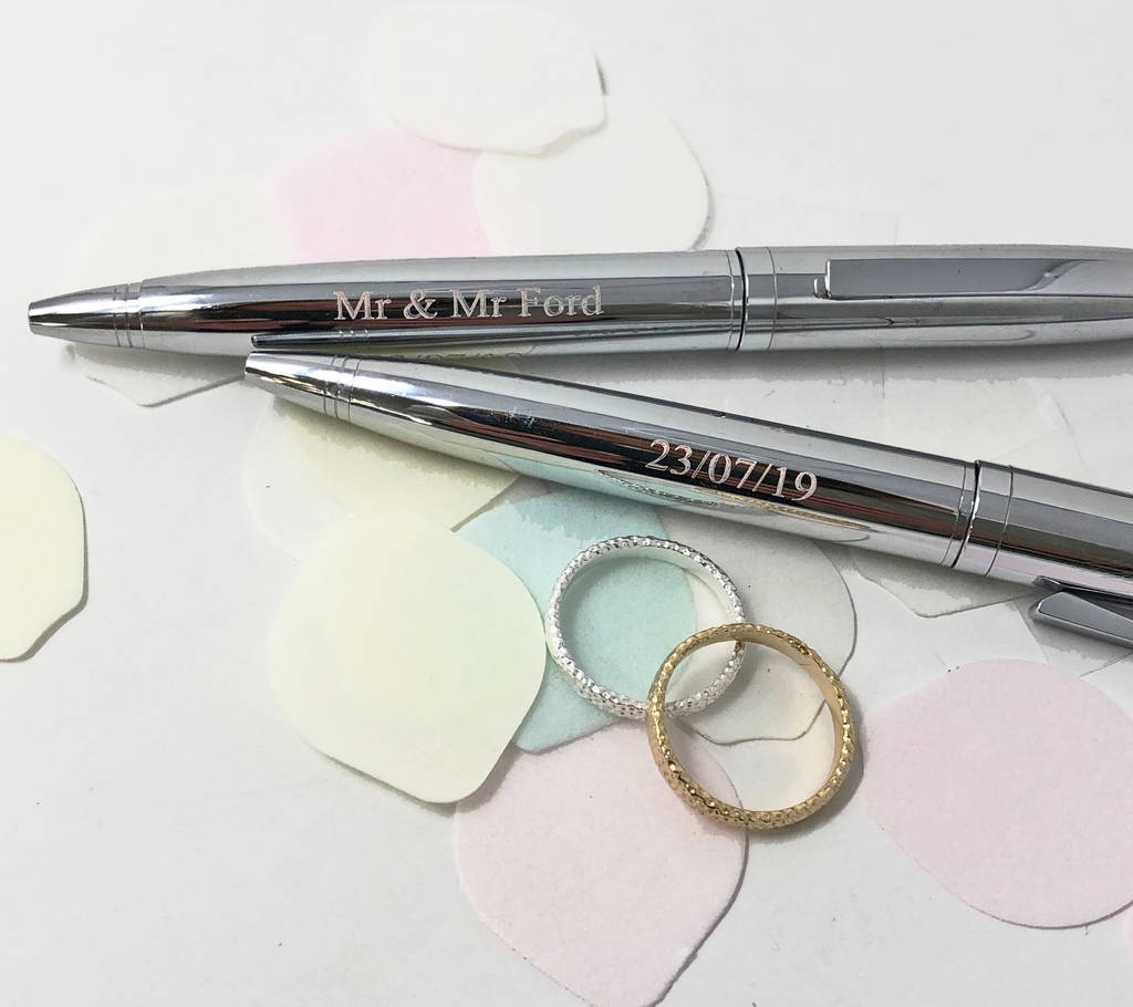 Personalised Wedding Pen By Lovethelinks