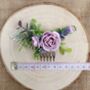 Lilac Flower Hair Comb, thumbnail 5 of 5