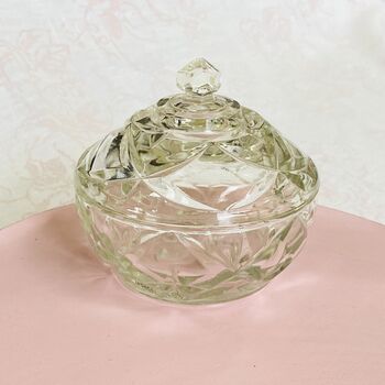 Antique Crystal Cut Glass Lidded Jam Pot / Bonbonniere ~ Seven, 11 of 12