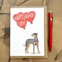 Dobermann Father's Day Card, thumbnail 1 of 2