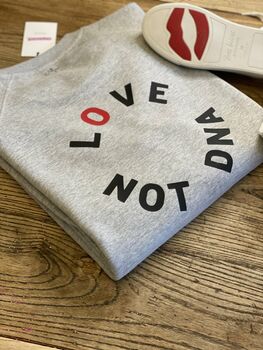 Love Not Dna Adults Adoption Sweatshirt, 4 of 4