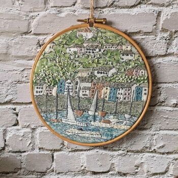 Harbour View Embroidery Kit, 2 of 8