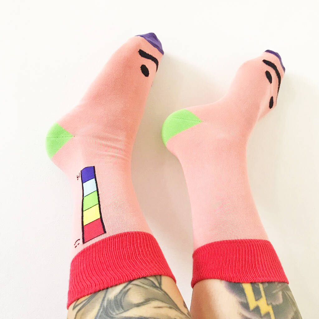Mood Rainbow Socks By Angela Chick