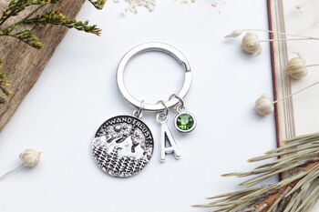 Personalised Wanderlust Keyring Travel Gift, Adventure Accessory, 2 of 8