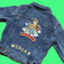 Kids Personalised Denim Jacket X Eleanor Bowmer Collab, thumbnail 8 of 12