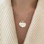 Sterling Silver Personalised Mini Heart Necklace, thumbnail 2 of 10