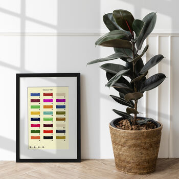 40th Birthday Gift Colours Of 1985 Customized, 4 of 10