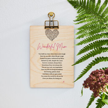 Letterbox Gift For Mum, Hanging Wooden Sign, 7 of 10