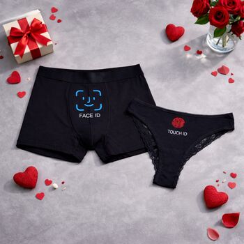 Funny Valentines Gifts For Him Face ID Underwear For Couples, 6 of 10
