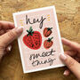 Hey Sweet Thing Strawberry Card, thumbnail 2 of 3