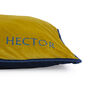 Personalised Pet Bed In Gold And Navy Velvet, thumbnail 6 of 7