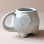 Ceramic Paisley Elephant Mug, thumbnail 2 of 3