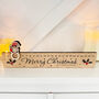 Personalised Wooden Christmas Advent Countdown Slider Keepsake, thumbnail 1 of 8
