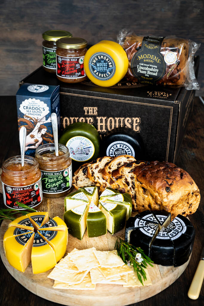 Cheese And Cracker Selection Hamper By The Mouse House Cheese Co