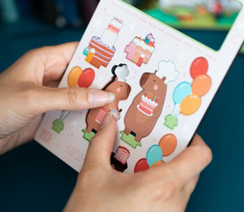 Personalised Capybara Birthday Pop Out Card, 5 of 5