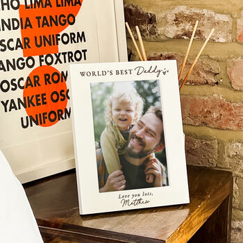 Personalised World’s Best Dad Picture Frame, 3 of 9
