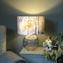 Silver Birch Contemporary Woodland Drum Lampshade, thumbnail 4 of 10