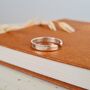 Sterling Silver Personalised Name Band Ring, thumbnail 2 of 6