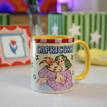 Capricorn Zodiac Mug | Astrology Birthday Gift | Ceramic Coffee Mug, 2 of 6