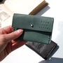 Personalised Leather Purse With Welsh Design Detail, thumbnail 4 of 6