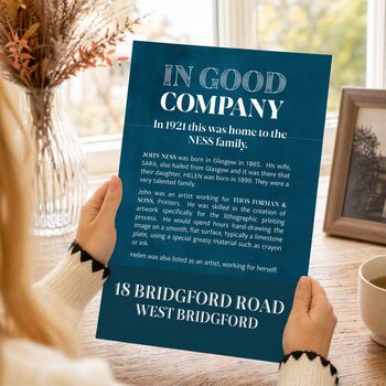 New Home Gift Personalised House History, 12 of 12