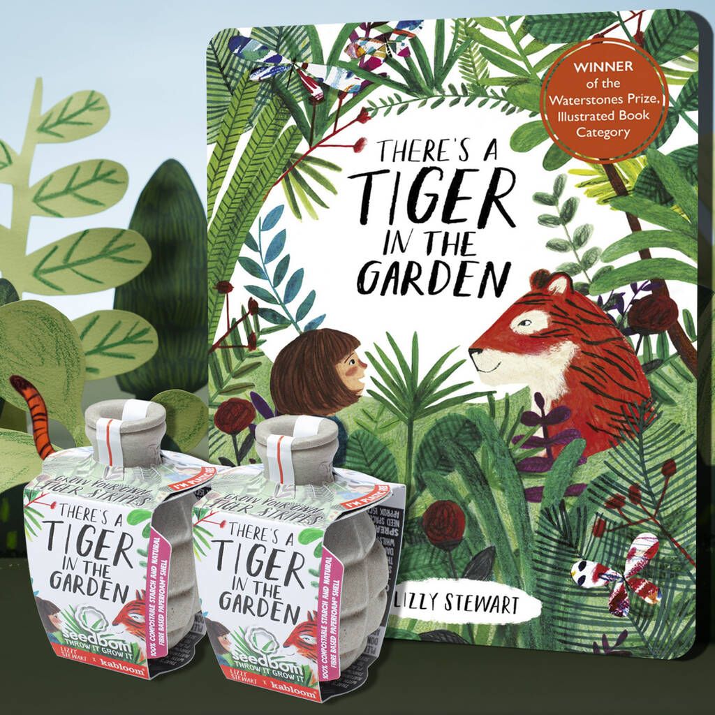 There's A Tiger In The Garden Book And Seedbom Set, 1 of 9