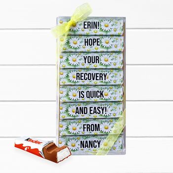 Personalised Get Well Soon Chocolate Gift, 2 of 8