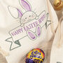 Personalised Bunny Banner Easter Bag, thumbnail 2 of 4