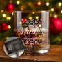 Christmas Snowflake Tumbler Glass With Chocolate Tree And Coaster Gift Boxed Set, thumbnail 1 of 7