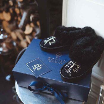 The Zodiac Collection | Sheepskin Slippers, 8 of 12