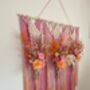 Dip Dye Dried Flower Macrame Wall Hanging, thumbnail 6 of 8