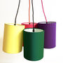 Bottle Green Drum Lampshade, thumbnail 2 of 9
