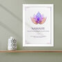 Personalised Diwali Namaste Wall Print, thumbnail 2 of 6