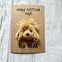 Personalised Dog Name Gotcha Day Crochet Birthday Card Handmade, thumbnail 1 of 12