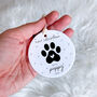 Personalised Pet First Christmas Ceramic Ornament, thumbnail 5 of 7