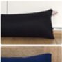 Customisable Blue Or Black Draught Excluder Cushion, thumbnail 1 of 4
