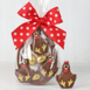 Milk Chocolate Chicken Easter Egg. Perfect Easter Gift With Mini Easter Eggs For Children, thumbnail 1 of 3