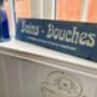 French Salle De Bain Bathroom Sign Vintage Metal Plaque, thumbnail 7 of 7