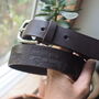 Off Road Vehicles Leather Belt, thumbnail 6 of 10