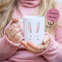 Easter Bunny Rabbit Mug, thumbnail 2 of 10