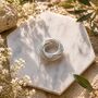 14 Interlocking Russian Links Sterling Silver Ring, thumbnail 5 of 8