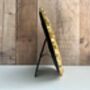 Gold Oval Butterfly Style Photo Picture Frame Holder 6x4 Freestanding, thumbnail 5 of 7