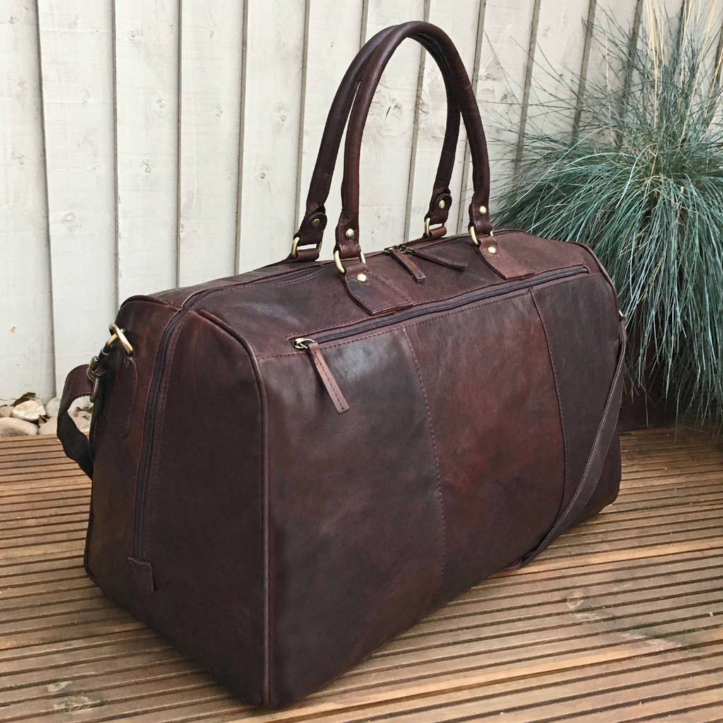 leather travel bag brands