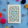 Personalised Papercut Wedding Card, thumbnail 7 of 10