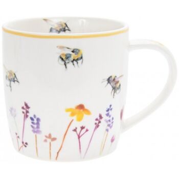 Busy Bee Floral China Mug, 2 of 4