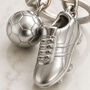 Personalised Football Boot And Ball Keyring, thumbnail 2 of 3